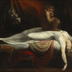 Henry Fuseli (1741–1825), The Nightmare, 1781, oil on canvas. Detroit Institute of Arts, Founders Society Purchase with funds from Mr. and Mrs. Bert Smokler and Mr. and Mrs. Lawrence A. Fleischman /Bridgeman Images.