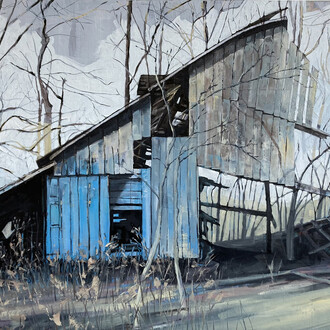 Catherine Mackey, At dusk there is wonder in the commonplace, 2024. Courtesy of The Tint Gallery