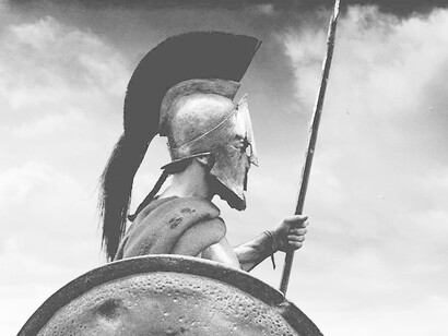 Rey Leónidas de Esparta, representación de la película '300'. La valentía y el mito de la incorruptibilidad de Pericles
