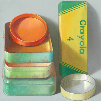 Antonio Matallana, Composition crayola 4, 2026. Cortesia di Galleria Forni