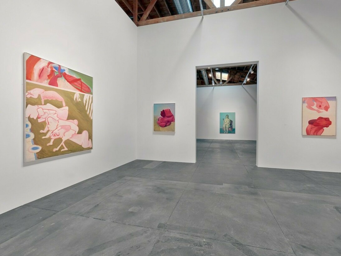 Maria Lassnig. A Painting Survey, 1950 – 2007, Exhibition view. Courtesy of Hauser & Wirth