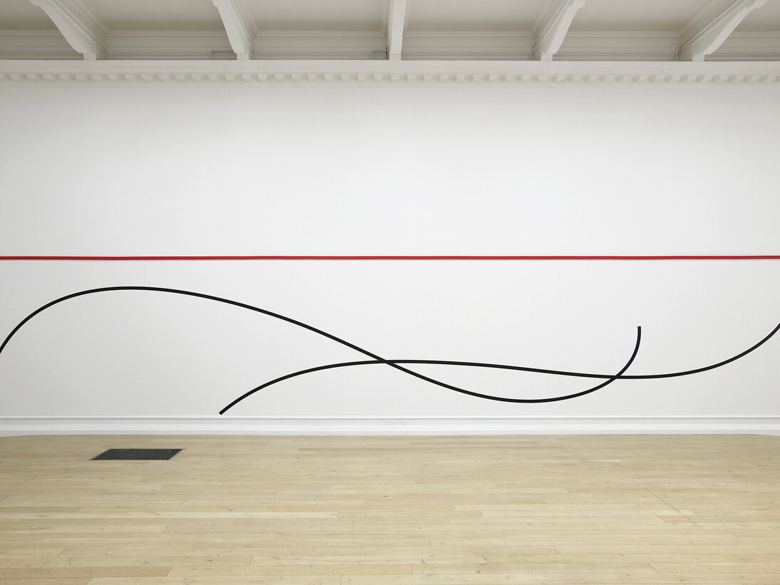 Lawrence Weiner, installation view at the South London Gallery, All in Due Course, 2014, Courtesy of
Lawrence Weiner, ARS, NY and DACS, London 2014, Photo by Andy Keate
