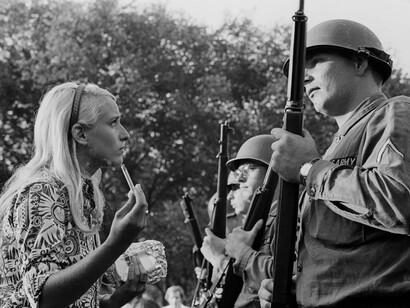 Protesta contra la Guerra de Vietnam en Chicago, 1968