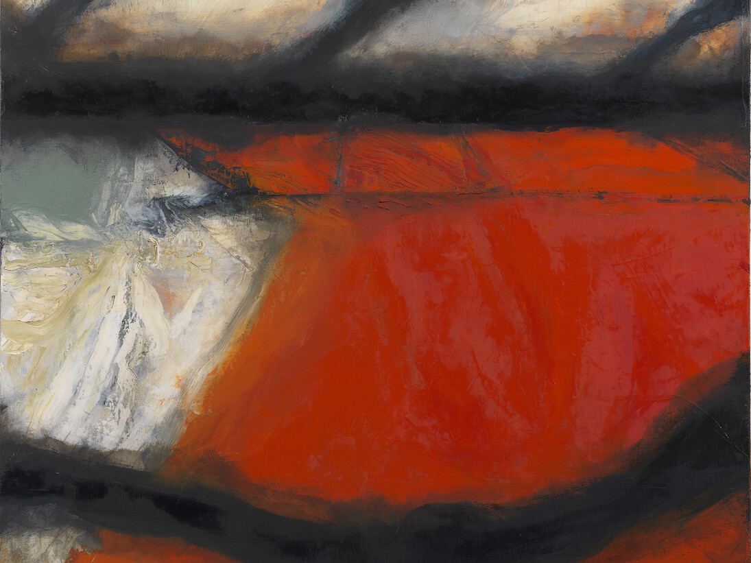 Hughie O’Donoghue, Winter Field Ploughed Earth, 2015