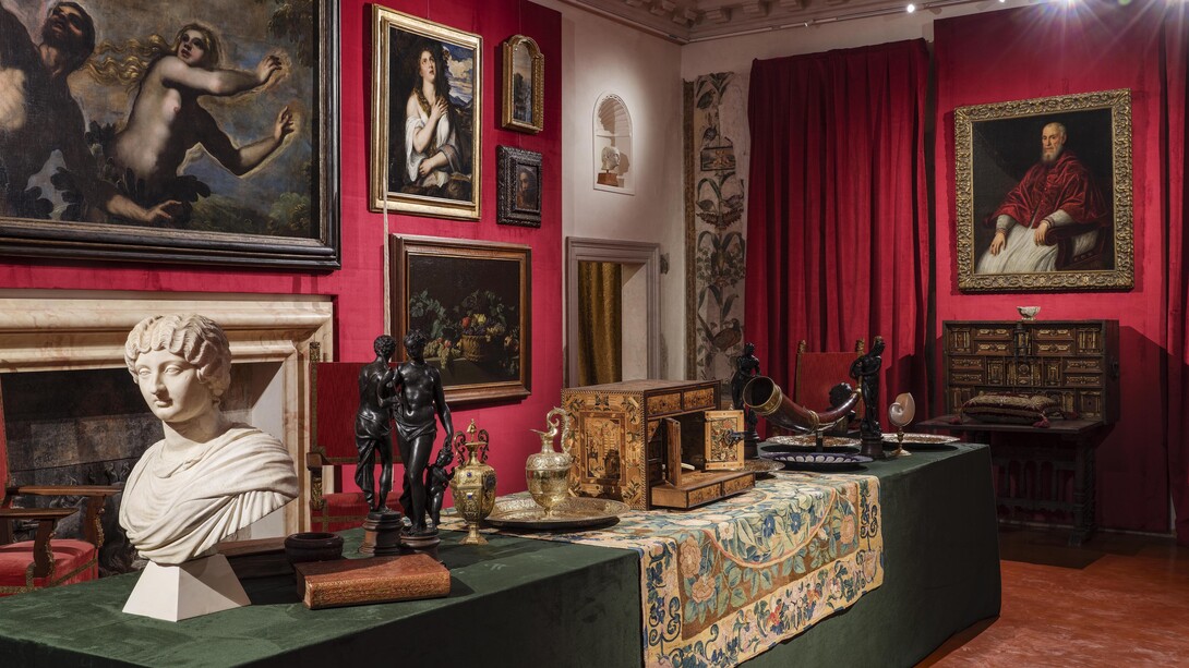A cabinet of wonders. A celebration of art in nature, exhibition view. Courtesy of the Musei Archeologici Nazionali di Venezia e della Laguna 