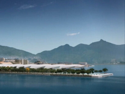 Another exterior image of the future Museum of  Tomorrow