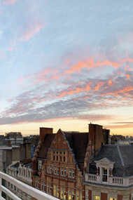 The Westbury Mayfair, St. Georges Penthouse Suite at sunset