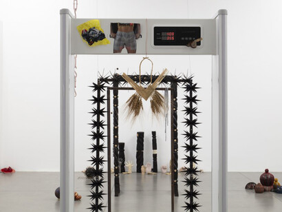 ektor garcia, En la boca del lobo, exhibition view. Courtesy of Galerie Nordenhake