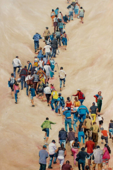 I Come From Everywhere and Everywhere I Go. Courtesy of Lois Lambert Gallery