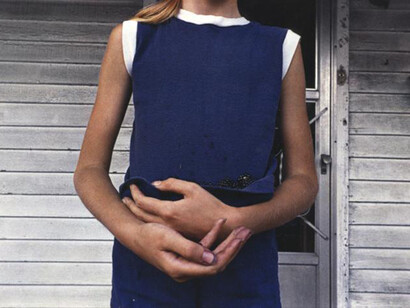 Dark Knees. WIlkes-Barre. December, 1974, 16 x 20 inch gelatin silver print  