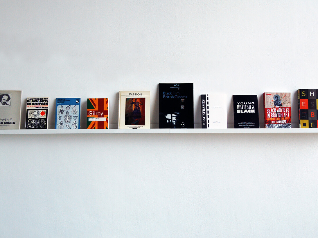 Publications/texts, Courtesy the African-Caribbean, Asian and African Art in Britain (ACAA) Archive, Chelsea College of Arts Library, University of the Arts London, image courtesy of Chelsea space