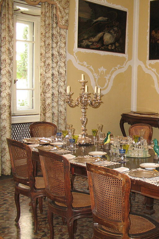 L'interno del castello, Duino, Italia