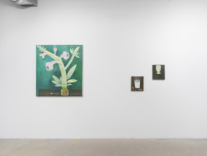 Hana Puchová, Creatures on the table, exhibition view. Courtesy of White&Weiss Gallery