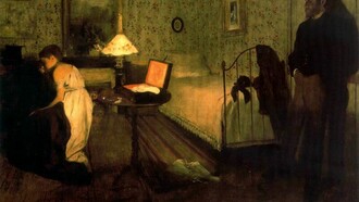 «Interior (o estupro)» (1869), E. Degas