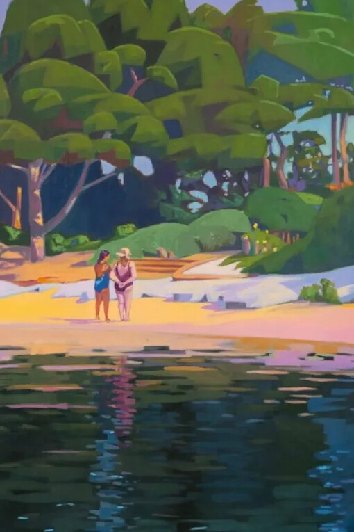 Timm Blandin, Cala rossa. Courtesy of Galerie Sept