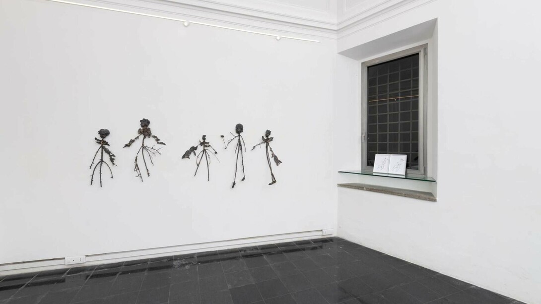Lucia Leuci, Le 3:17 (3:17 AM), exhibition view. Courtesy of Galleria Eugenia Delfini