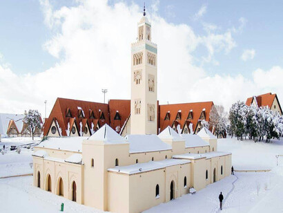 Ifrane Church under the snow