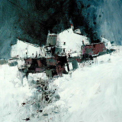 Early Snow by James Somerville, 60 cm x 50 cm 
