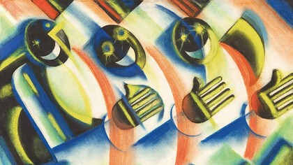 "Banda de Jazz", gouache, Hugo Scheiber, circa 1927