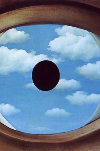 «El falso espejo» (1929), René Magritte
