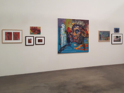 Carlos Almaraz & Elsa Flores Almaraz, Exhibition view. Courtesy of Craig Krull Gallery