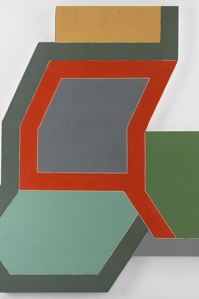 Frank Stella, Shape as Form (detail). Courtesy of Paul Kasmin Gallery.