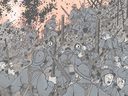 Jacques Tardi, "Putain de guerre !", Casterman, 2008-09. Se noi non sapevamo dove stavamo andando, almeno i capi avrebbero dovuto sapere dove stavano portando le loro nazioni