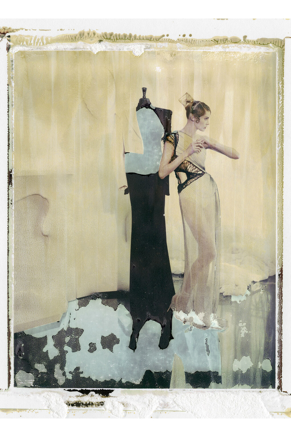 Cathleen Naundorf, The Doubt 1, Jean-Paul Gaultier – Haute Couture Summer 2009, 2009, Chromogenic print from original polaroid, 43 x 32 inches (110 x 80 cm)