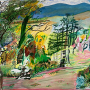 Olive Ayhens, Virginia (detail), 2024-2026. Courtesy of Bookstein Projects 