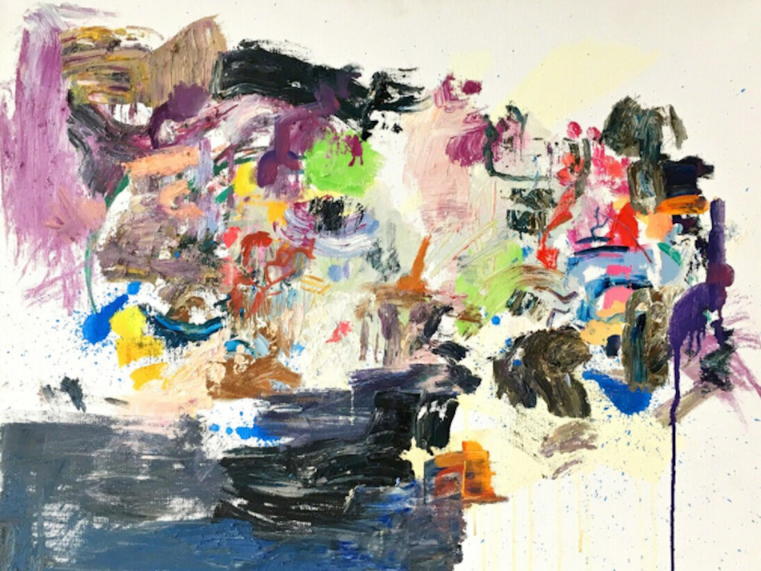 Melanie Parke, Train Reaction, 2016. Courtesy of Susan Eley Fine Art