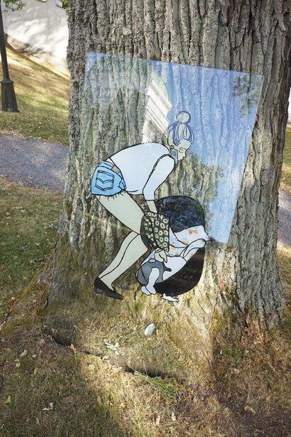 Elin Elfström & Emanuel Röhss. Courtesy of Thiel Gallery