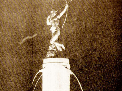 La Diana Cazadora en su ubicación primera 