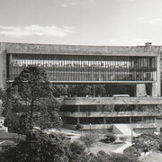 View of the project for the 9th of July avenue, MASP on Avenida Paulista (1957-1968), São Paulo, 1969. Courtesy of Power Station of Art