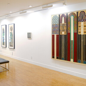 Garo Antreasian, Abstract Geometries, 2023, installation view. Courtesy of Tufenkian Fine Arts