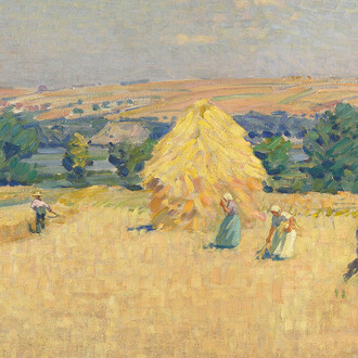 Helen McNicoll, Stubble fields (detail), c. 1912. Courtesy of the National Gallery of Canada