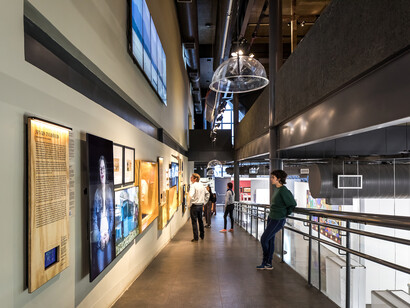 Nosso estado, vento e/em movimento, vista da exposição. Cortesia do Museu Paranaense