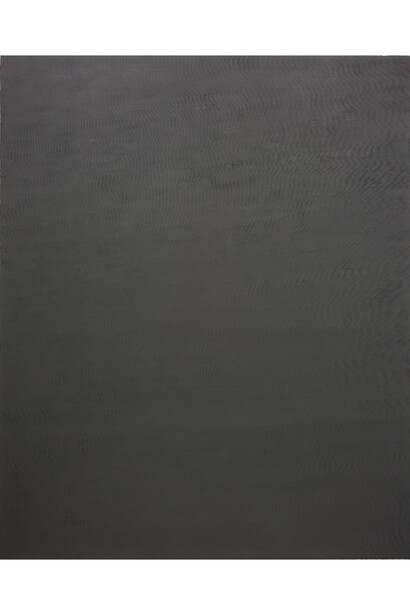 Garth Weiser, Grey Monochrome #2, 2014, Oil on canvas, 218.4 x 177.8 cm, 86 x 70 in