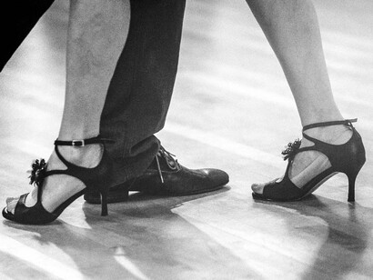 Bailarines de tango