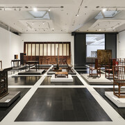 Knowing realm, exploring origins: Ming and Qing furniture culture and art exhibition, exhibition view. Courtesy of Tsinghua University Art Museum