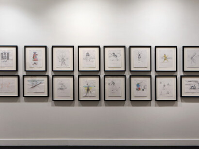 José Bedia Fieldwork, Exhibition view. Courtesy of NSU Art Museum