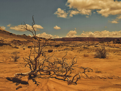 Valle de la Luna. Parque Nacional Ischigualasto, San Juan, Argentina. Fotografía y edición digital por Gabriel Lopez