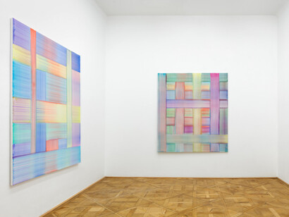 Bernard Frize, A labor of love, ausstellungsansicht. Mit freundlicher genehmigung der Galerie nächst St. Stephan