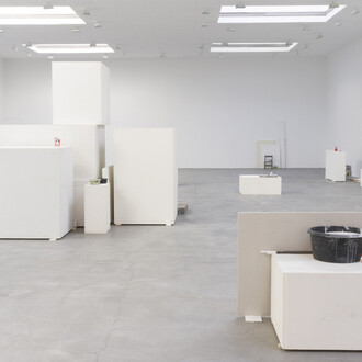 Peter Fischli and David Weiss, Polyurethane objects, exhibition view. Courtesy of Matthew Marks Gallery