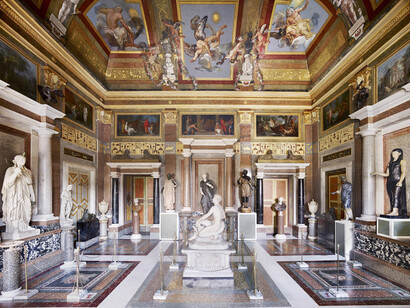 Candida Höfer, Villa Borghese Roma I, 2012, Lightjet print, 180 x 217 cm; (70 7/8 x 85 3/8 in.), Edition of 6, © Candida Höfer, courtesy of Ben Brown Fine Arts