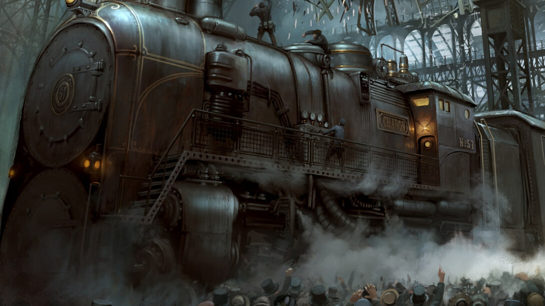 Steampunk train