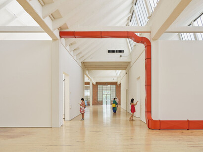 Rita McBride, Arena momentum, exhibition view. Courtesy of Dia Beacon