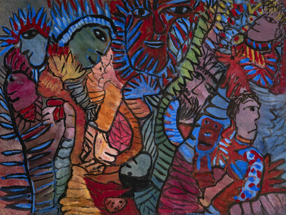 Janet Sobel. Courtesy of Andrew Edlin Gallery 