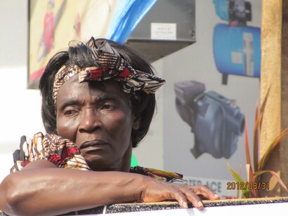 Anciana de raza negra