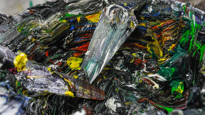 Su Dong Ping's studio in Shenyang, photo Lizi Kui