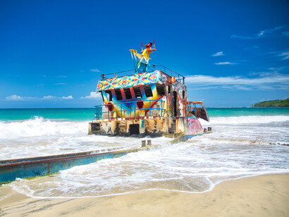 The Yicel Shipwreck in Limon, Costa Rica
